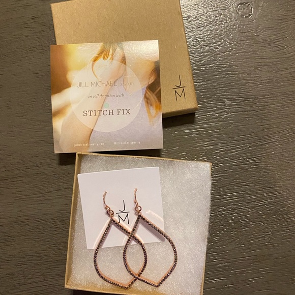 Jillian Michael Midnight drop hoop - Picture 1 of 7